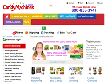 Tablet Screenshot of candymachines.com